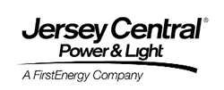 Jersey Central Power and Light black and white image