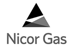 Nicor Gas black and white image